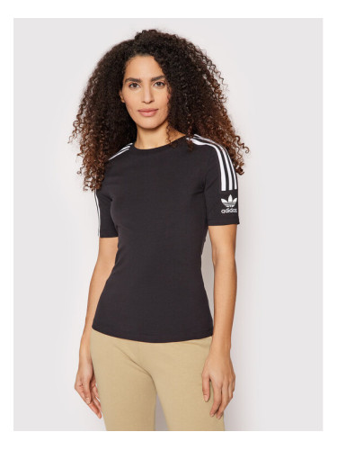 adidas Тишърт Tight Tee FM2592 Черен Slim Fit