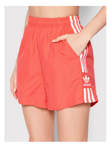 adidas Спортни шорти 3-Stripes HF7454 Розов Regular Fit