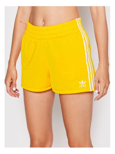 adidas Спортни шорти 3 Str HL6761 Жълт Regular Fit