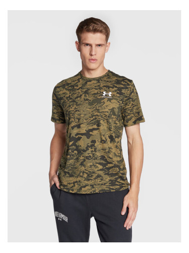 Under Armour Тишърт 1357727 Каки Loose Fit