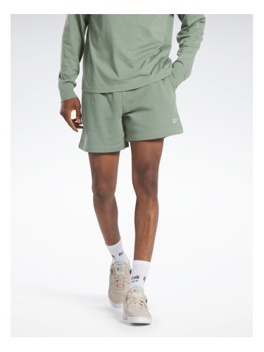 Reebok Спортни шорти Classics Wardrobe Essentials Shorts H66172 Зелен