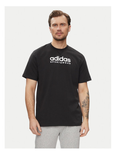 adidas Тишърт All SZN Graphic T-Shirt IC9815 Черен Loose Fit