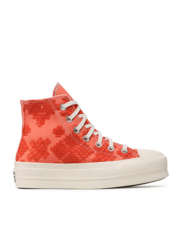 Converse Кецове Ctas Lift Hi A02233C Червен