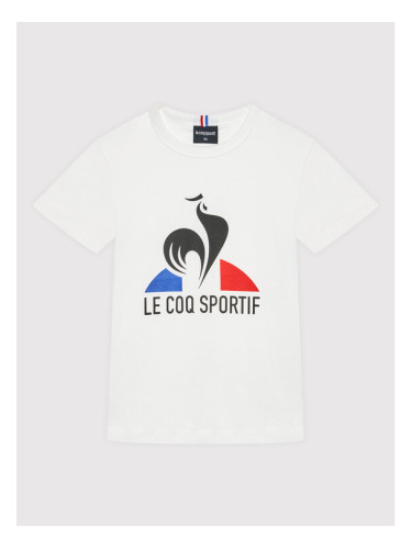 Le Coq Sportif Тишърт 2210482 Бял Regular Fit