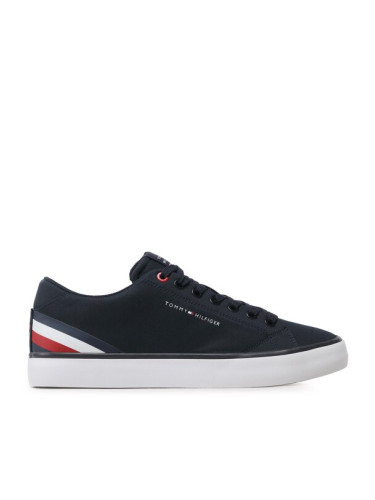 Tommy Hilfiger Гуменки Hi Vulc Core Low Stripes FM0FM04735 Тъмносин