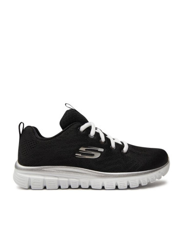 Skechers Сникърси Get Connected 12615/BKW Черен