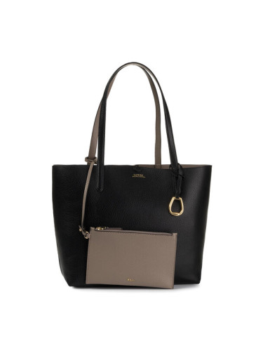 Lauren Ralph Lauren Дамска чанта Rvrsble Tote 431795329001 Черен