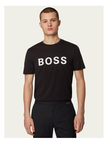 Boss Тишърт Tiburt 171 Bb 50430889 Черен Regular Fit