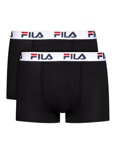 Fila Комплект 2 чифта боксерки FU5016/2 Черен