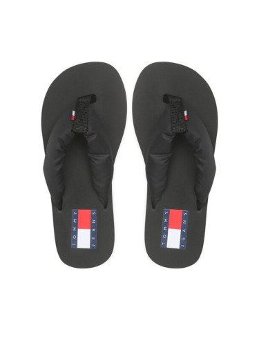 Tommy Jeans Джапанки Flag Eva Beach Sandal EN0EN02111 Черен