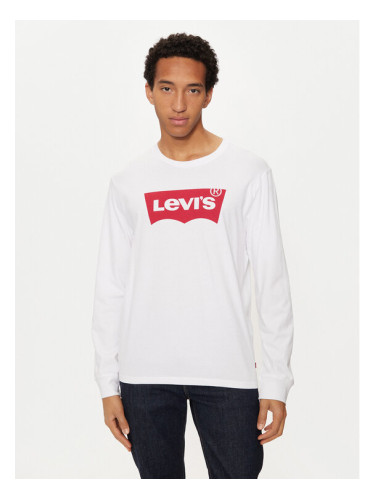 Levi's® Тениска с дълъг ръкав Graphic Tee 36015-0010 Бял Regular Fit
