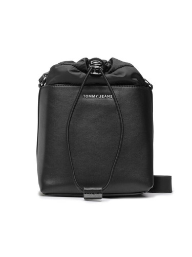 Tommy Jeans Дамска чанта Tjw Academia Bucket Bag AW0AW12545 Черен