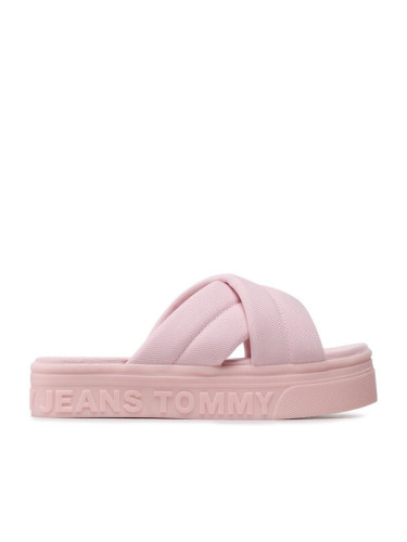 Tommy Jeans Чехли Fltfrm Sandal EN0EN02116 Розов