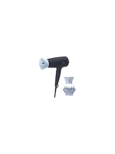 PHILIPS Hair dryer 2100W DC motor ThermoProtect black/blue