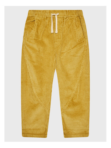 United Colors Of Benetton Текстилни панталони 4FJTCF01B Жълт Straight Fit