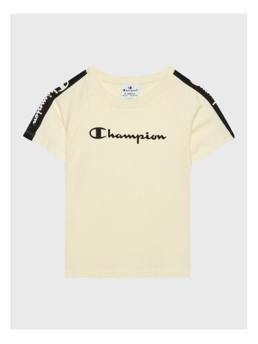 Champion Тишърт 404473 Екрю Regular Fit