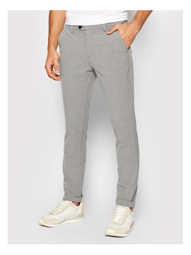 Jack & Jones Чино панталони Marco 12169491 Сив Slim Fit