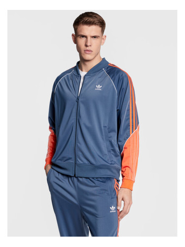 adidas Суитшърт Tricot Sst Track HI3003 Син Regular Fit