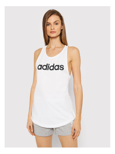 adidas топ Essentials Loose Logo GL0567 Бял Regular Fit