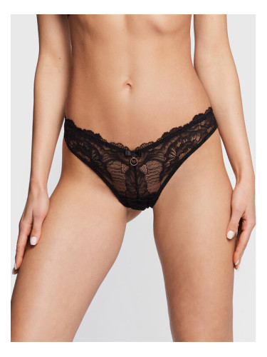 Emporio Armani Underwear Дамски бикини тип бразилиана 164589 2F206 00020 Черен