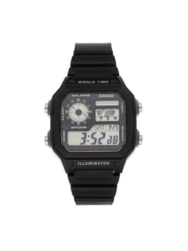 Casio Часовник AE-1200WH-1AVEF Черен