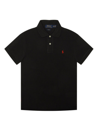 Polo Ralph Lauren Тениска с яка и копчета 323547926001 Черен Slim Fit