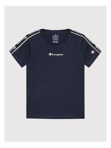 Champion Тишърт 306116 Тъмносин Regular Fit