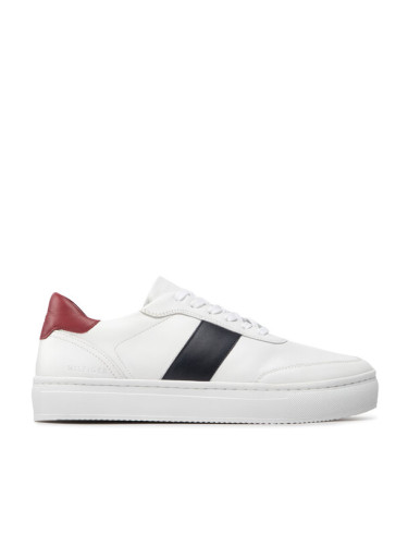 Tommy Hilfiger Сникърси Premium Cupsole Stripe FM0FM04284 Бял