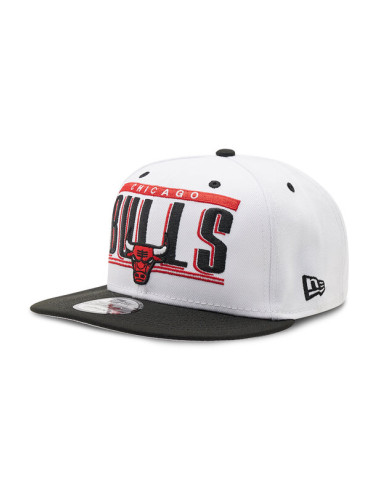 New Era Шапка с козирка Chicago Bulls NBA Retro 60288552 Бял