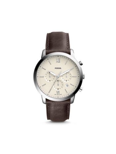 Fossil Часовник Neutra Chrono FS5380 Кафяв