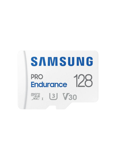 Памет Samsung 128 GB micro SD PRO Endurance, Adapter, Class10, Waterpr