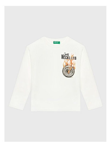 United Colors Of Benetton Блуза 3VR5C106E Бял Regular Fit