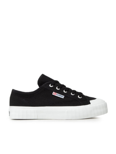 Superga Кецове 2630 Stripe S00GRT0 Черен