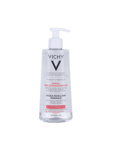 Vichy Pureté Thermale Mineral Water For Sensitive Skin Мицеларна вода за жени 400 ml