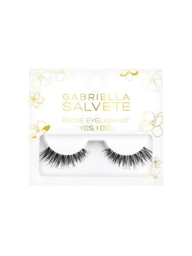 Gabriella Salvete Yes, I Do! False Eyelash Kit Подаръчен комплект изкуствени мигли 1 чифт + лепило за мигли 1 g