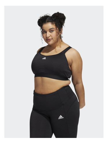 adidas Спортен сутиен adidas TLRD Move Training High-Support Bra (Plus Size) HF2288 Черен