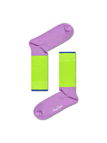 Happy Socks Комплект 2 чифта дълги чорапи мъжки XZIP02-0200 Цветен