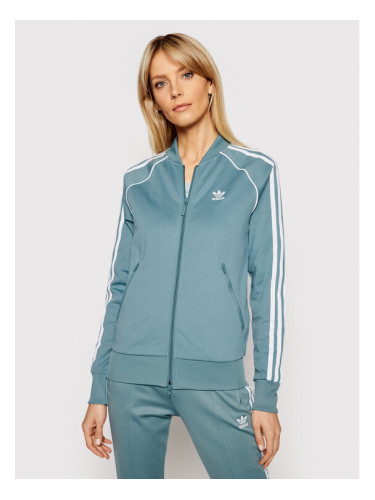 adidas Суитшърт Primeblue Sst Track GN2944 Зелен Regular Fit