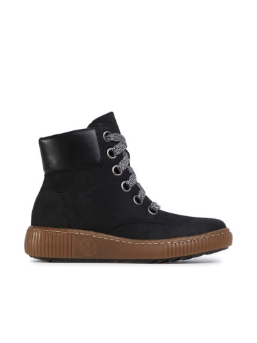 Rieker Зимни обувки Z6631-00 Черен