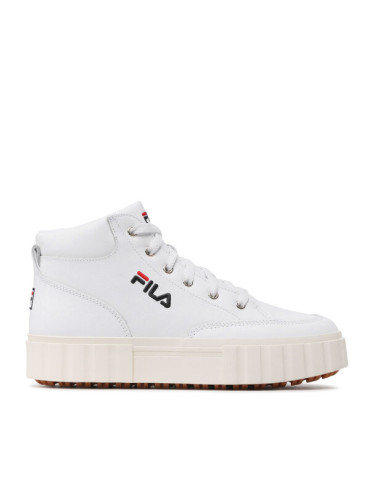 Fila Сникърси Sandblast Mid Wmn FFW0187.10004 Бял