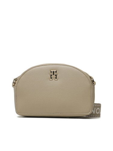 Tommy Hilfiger Дамска чанта Tommy Life Half Moon Camera Bag AW0AW14471 Бежов