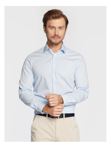 Calvin Klein Риза K10K109509 Син Slim Fit