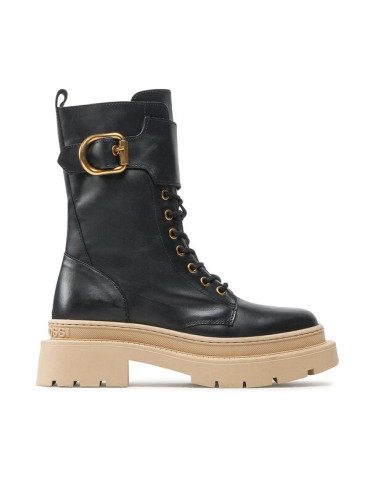 Gino Rossi Туристически oбувки 222FW105 Черен