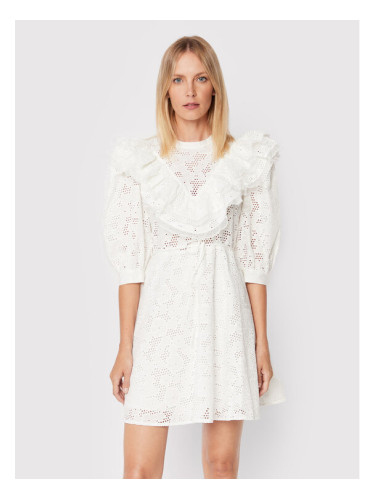 Custommade Ежедневна рокля Lysandra 999370418 Бял Regular Fit
