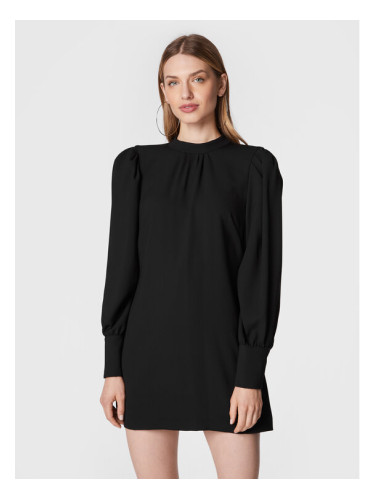 Sisley Коктейлна рокля 4UNCLV01M Черен Regular Fit