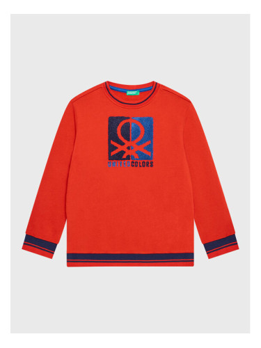 United Colors Of Benetton Суитшърт 3J68C105S Червен Regular Fit