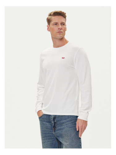 Levi's® Тениска с дълъг ръкав Original Logo Tee 72848-0000 Бял Regular Fit