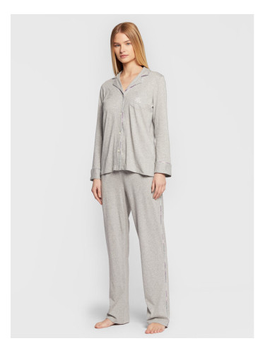 Lauren Ralph Lauren Пижама ILN92196 Сив Regular Fit