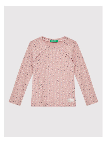 United Colors Of Benetton Блуза 30J9G104Q Розов Regular Fit