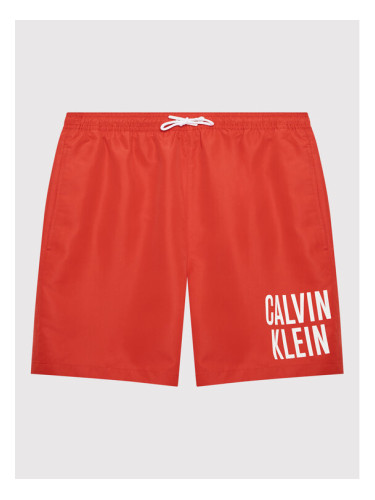 Calvin Klein Swimwear Плувни шорти Intense Power KV0KV00006 Червен Regular Fit